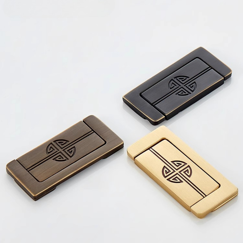 ‌Solid Brass Pull Handles Rece - Japanese Furniture Hardware avaliação e preço