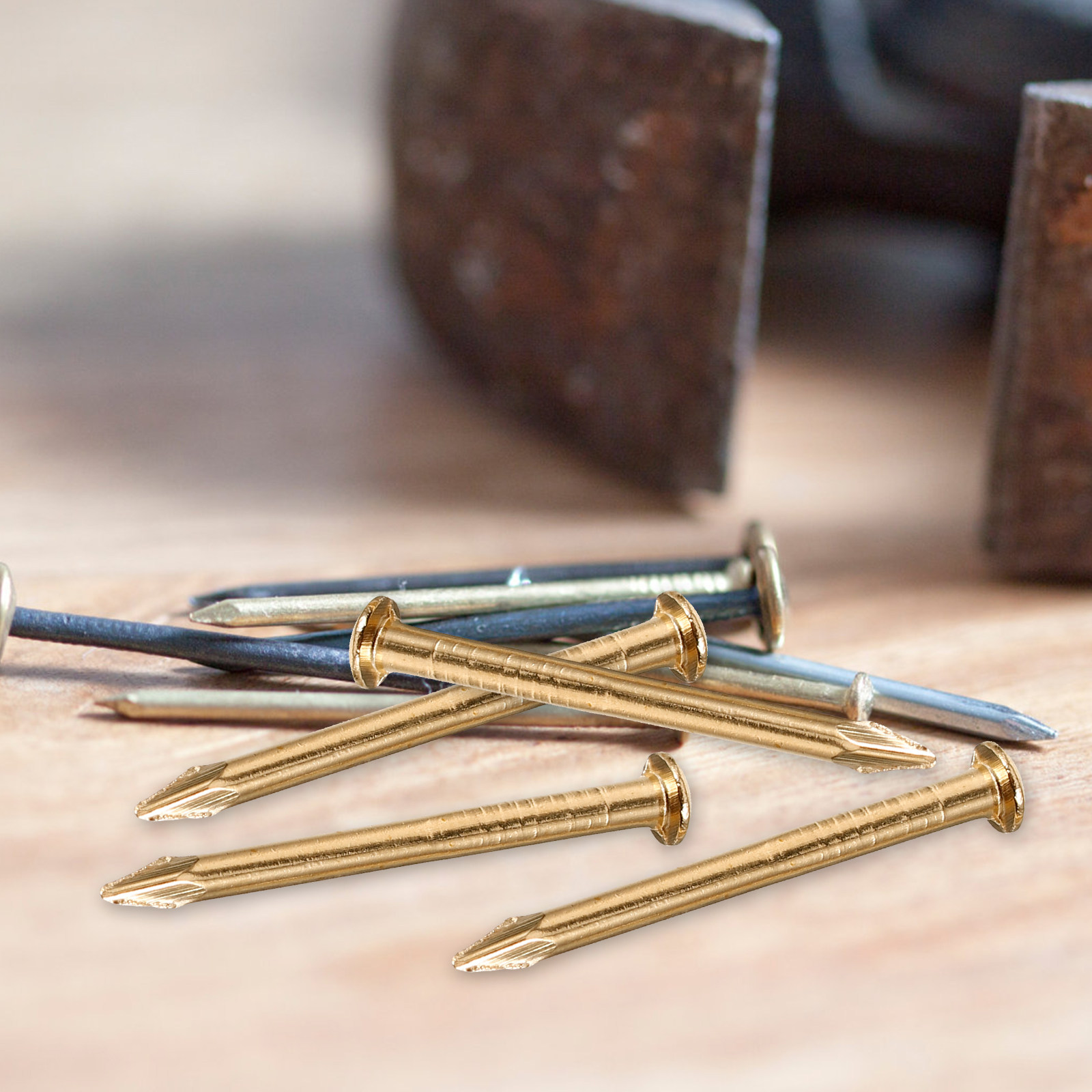 200Pcs 8Mm Brass Furniture Tac - Furniture Upholstery Hardware avaliação e preço