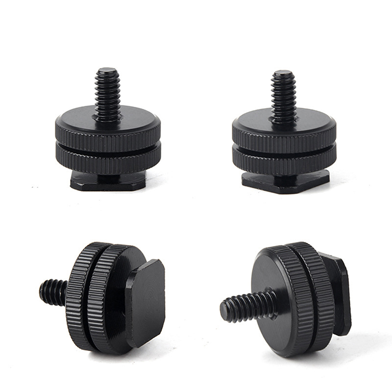 【C】Dual Nut Cold Shoe 1/4 Hot  - Cam Lock Nut avaliação e preço