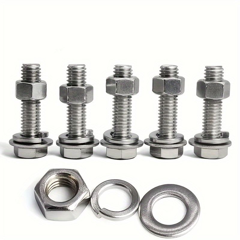 240Pcs Stainless Steel Hex Bol - Furniture Hardware Brackets avaliação e preço