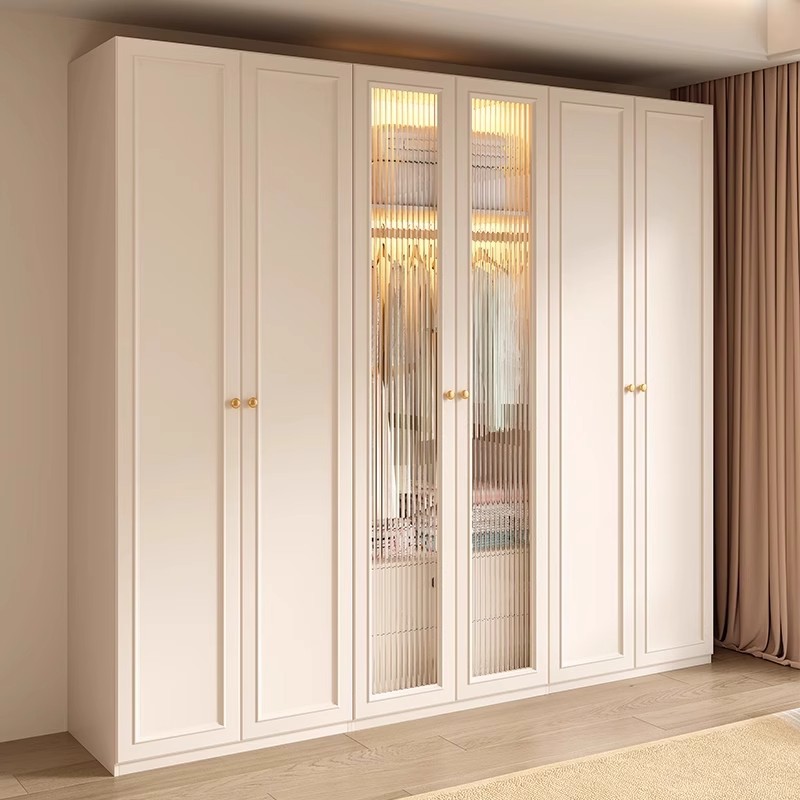 #White modern wardrobe with gl - Furniture Upholstery Hardware avaliação e preço