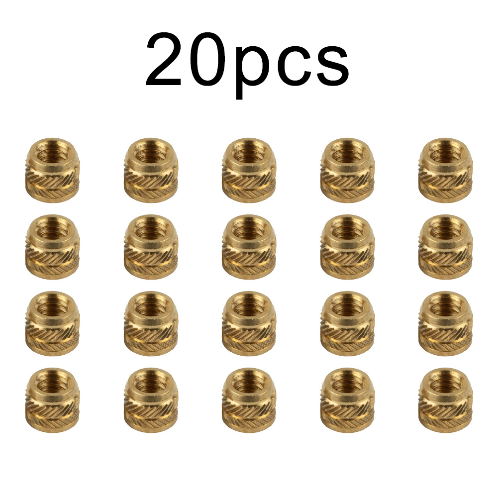20pcs Brass Nuts 1/4-20 Thread - Cam Lock Nut avaliação e preço
