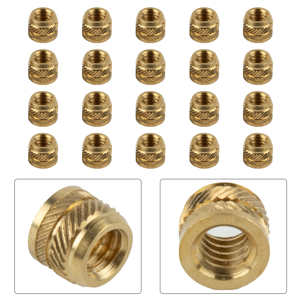 20pcs Brass Nuts 1/4-20 Thread - Cam Lock Nut avaliação e preço